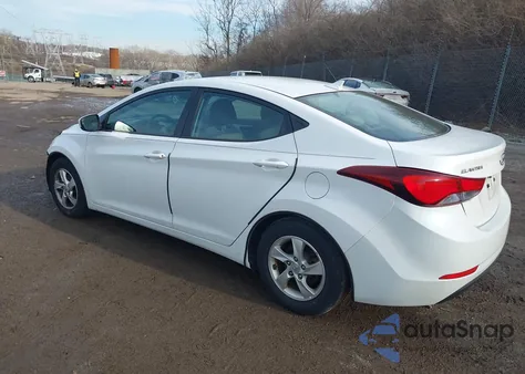 2015 Hyundai Elantra Se z USA, uszkodzony, nr VIN 5NPDH4AE2FH601756